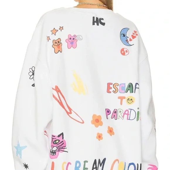 The Mayfair Group @ISCREAMCOLOR Sweatshirt Crewneck Somebody Loves You - Picture 13 of 13